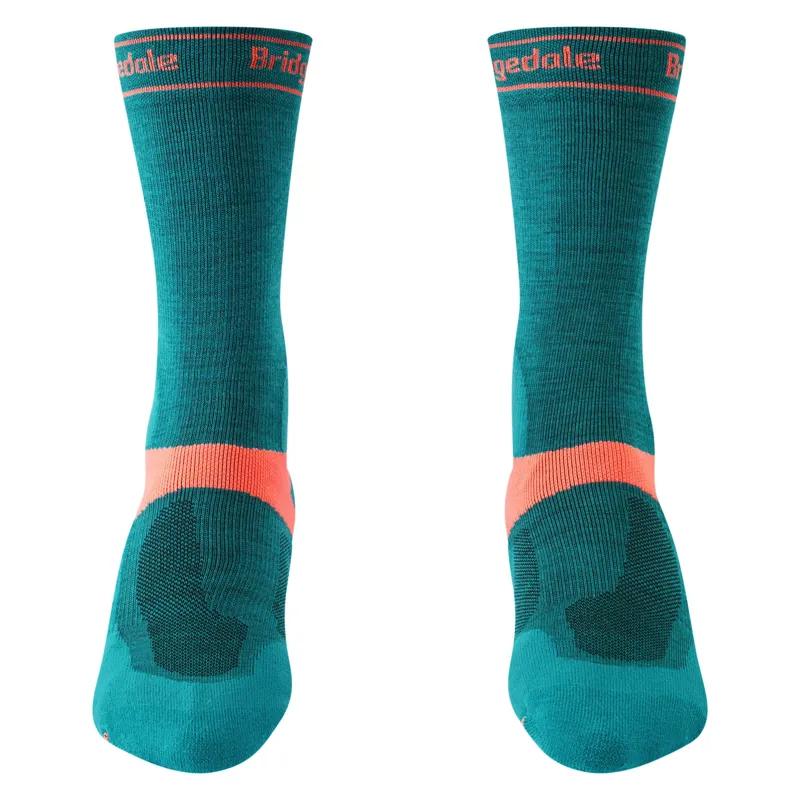 Bridgedale Mid-Season Weight T2 Merino Womens Sport MTB Socks Teal-1